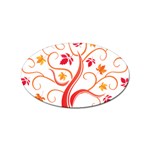 tree008 Sticker (Oval)