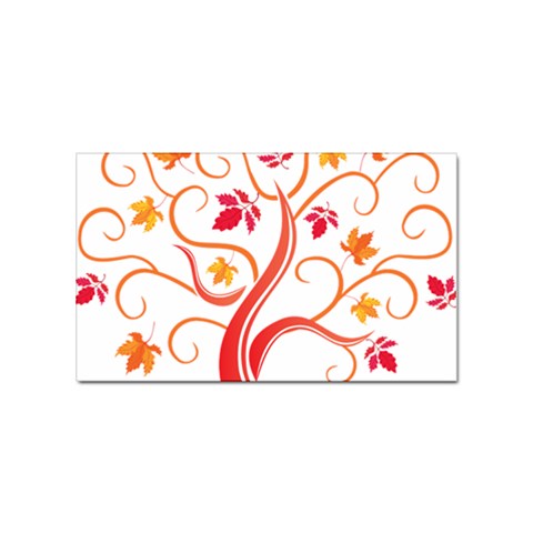 tree008 Sticker Rectangular (10 pack) from ArtsNow.com Front