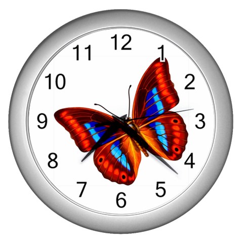 006 Wall Clock (Silver) from ArtsNow.com Front