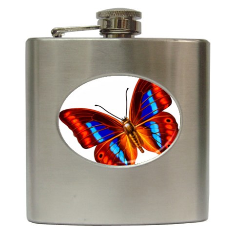 006 Hip Flask (6 oz) from ArtsNow.com Front