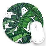 Banana Leaf Round Mousepad