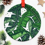 Banana Leaf Ornament (Round)