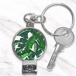 Banana Leaf Nail Clippers Key Chain