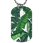 Banana Leaf Dog Tag (One Side)