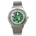 Banana Leaf Stainless Steel Watch