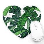 Banana Leaf Heart Mousepad