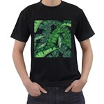 Banana Leaf Men s T-Shirt (Black)