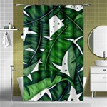 Banana Leaf Shower Curtain 48  x 72  (Small)