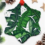 Banana Leaf Ornament (Snowflake)