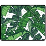 Banana Leaf Double Sided Fleece Blanket (Medium)