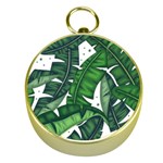 Banana Leaf Gold Compass