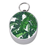 Banana Leaf Silver Compass (Mini)