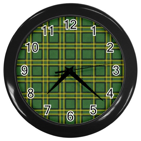 cl038 Wall Clock (Black) from ArtsNow.com Front