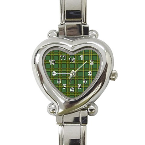 cl038 Heart Italian Charm Watch from ArtsNow.com Front