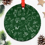 back to school doodles Ornament (Round)