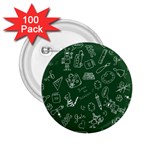 back to school doodles 2.25  Button (100 pack)