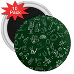 back to school doodles 3  Magnet (10 pack)