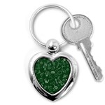 back to school doodles Key Chain (Heart)