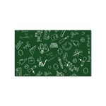 back to school doodles Sticker (Rectangular)