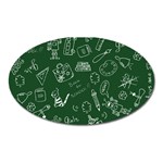 back to school doodles Magnet (Oval)