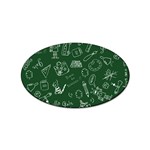 back to school doodles Sticker Oval (10 pack)