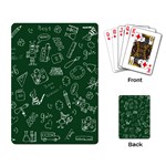 back to school doodles Playing Cards Single Design