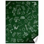 back to school doodles Canvas 12  x 16 