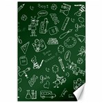 back to school doodles Canvas 12  x 18 