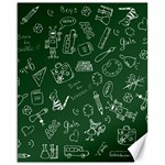 back to school doodles Canvas 16  x 20 