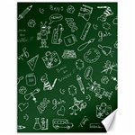 back to school doodles Canvas 18  x 24 