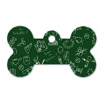 back to school doodles Dog Tag Bone (One Side)