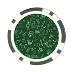 back to school doodles Poker Chip Card Guard