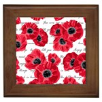 love poppies Framed Tile