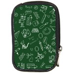 back to school doodles Compact Camera Leather Case