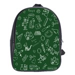 back to school doodles School Bag (Large)