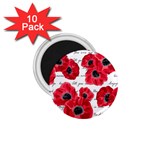 love poppies 1.75  Magnet (10 pack) 