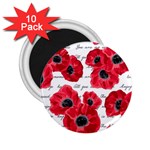 love poppies 2.25  Magnet (10 pack)