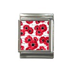 love poppies Italian Charm (13mm)