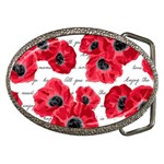 love poppies Belt Buckle