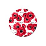 love poppies Magnet 3  (Round)