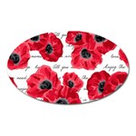 love poppies Magnet (Oval)