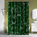 back to school doodles Shower Curtain 48  x 72  (Small)