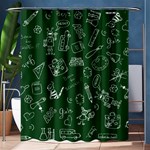 back to school doodles Shower Curtain 60  x 72  (Medium)