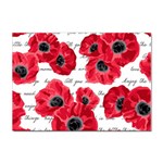 love poppies Sticker A4 (10 pack)