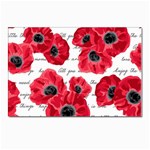 love poppies Postcard 4 x 6  (Pkg of 10)