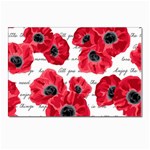 love poppies Postcard 5  x 7 