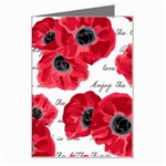 love poppies Greeting Card