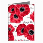 love poppies Greeting Cards (Pkg of 8)