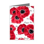 love poppies Mini Greeting Card