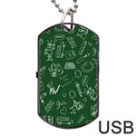 back to school doodles Dog Tag USB Flash (One Side)